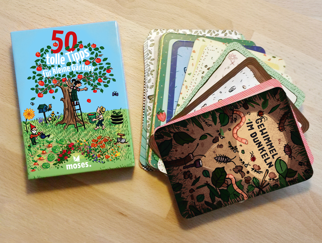 50 tolle Tipps für kleine Gärtner, Moses Verlag