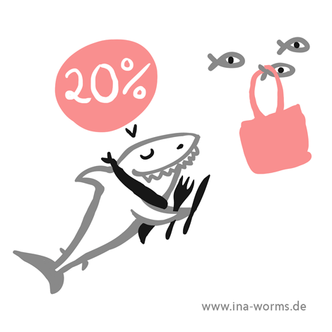 20% auf Taschen, 1 Woche