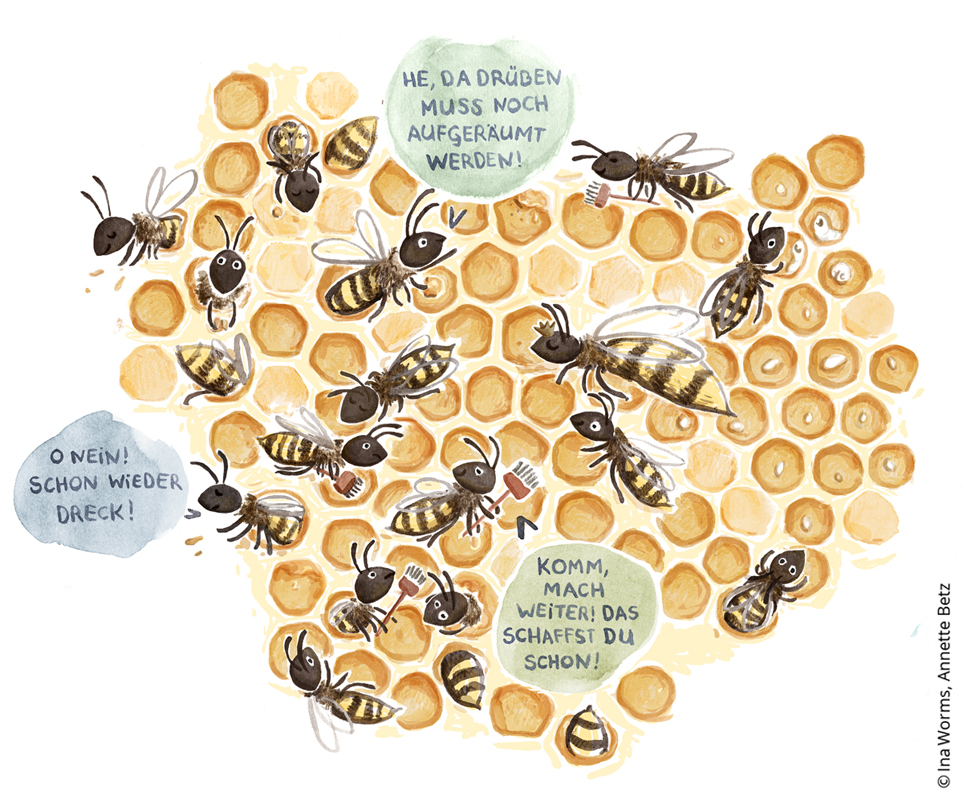Bienen aus Aufräumen für Anfänger